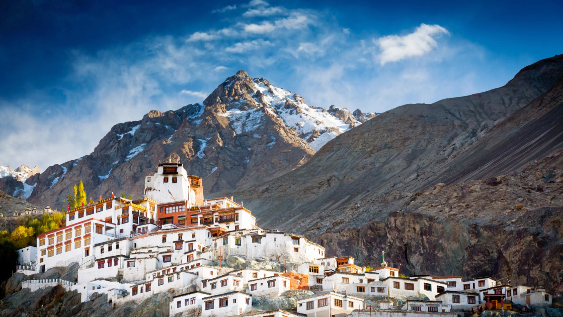 Leh Ladakh Landscape with mountains and lakes